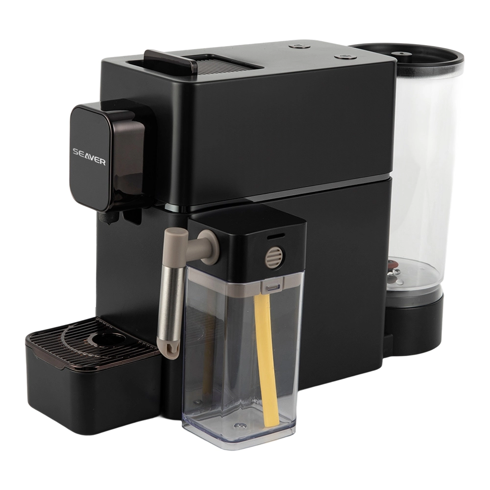 Cafetera de cápsulas con función de leche